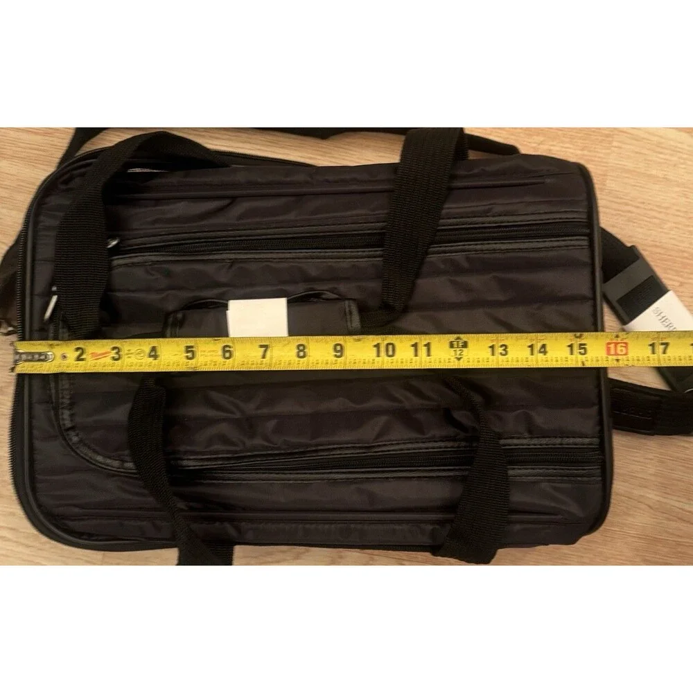 Original Deluxe Black Fabric Pet Carrier Bag Mesh Panels Strap